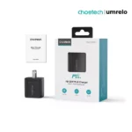 Choetech PD6051 Dual USB-C PD 35W GaN Wall Charger with Display