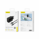 FONENG EU64 18W Fast Charger with Type-C Cable - Image 3