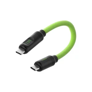 Hagibis 240W 8K@60Hz USB-C to USB-C Braided Cable 40Gbps USB 4 With LED Display