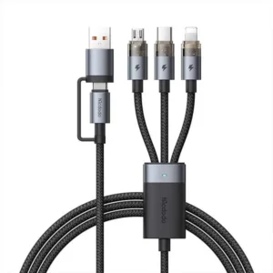 Mcdodo CA7260 6in1 100W Transparent Cable with Charging Light