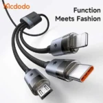 Mcdodo CA7260 6in1 100W Transparent Cable with Charging Light