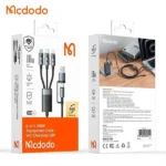 Mcdodo CA7260 6in1 100W Transparent Cable with Charging Light