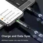 Mcdodo OT-6010 Lightning to USB-C PD 60W Auto Power off Adapter