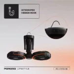Porodo Lifestyle Dual-Head Oscillating Fan