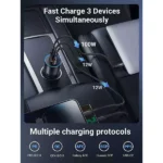UGREEN 130W 3-Port PD100W Car Charger