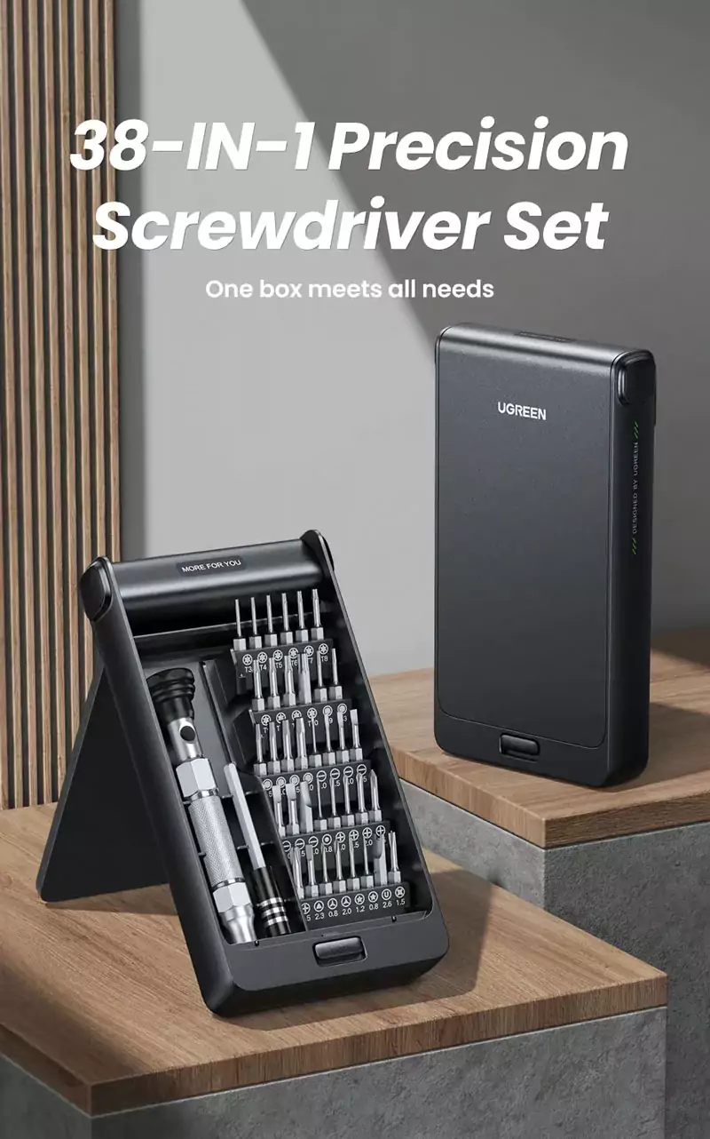 UGREEN 15354 Universal 38-in-1 Precision Magnetic Screwdriver Set