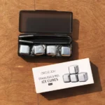 Circle Joy Premium Stainless Steel Reusable Ice Cubes 4pc