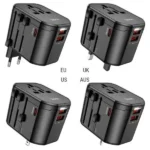Hoco AC15 Walker 3-Port PD20W Universal Adapter - Image 4
