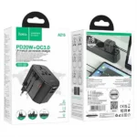 Hoco AC15 Walker 3-Port PD20W Universal Adapter - Image 6