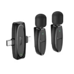 Hoco L15 Type C & Lightning Dual Mic Lavalier Wireless Microphone