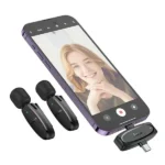 Hoco L15 Type C & Lightning Dual Mic Lavalier Wireless Microphone