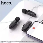Hoco L15 Type C & Lightning Dual Mic Lavalier Wireless Microphone