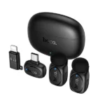 Hoco L19 Graceful Dual Mic Lavalier Wireless Microphone - Image 2