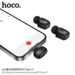 Hoco L19 Graceful Dual Mic Lavalier Wireless Microphone