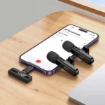 Hoco L20A Fair Dual Mic Lavalier Wireless Microphone - Image 5