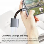 Mcdodo CA-3120 USB-C to USB-C + DC3.5mm Charging Audio Converter - Image 4