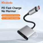 Mcdodo CA-5050 USB-C to USB-C And AUX 3.5mm DAC Audio Adapter