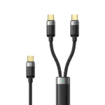 Mcdodo CA-738 2 in 1 Dual USB C 100W 5A Magnetic Self-Winding Charging 1.5m