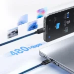 Mcdodo CA-738 2 in 1 Dual USB C 100W 5A Magnetic Self-Winding Charging 1.5m