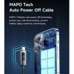 Mcdodo CA‑362 Auto Power Off 3A Digital Display USB to Lightning Cable