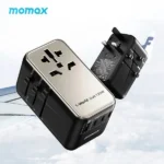 Momax 1-World 120W GaN Universal 4-Ports Travel Charger with 100W USB-C to USB-C Cable