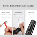 NexTool NE20058 2-in-1 Multifunctional Foldable Slingshot & Knife Combo