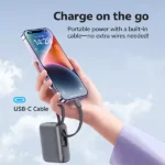 QCY PB10C 10000mAh 35W PD Fast Charging Power Bank - Image 4