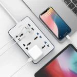 WiWU Wi-S006 PS524 20W GaN 11-in-1 Multifunctional Power Strip - Image 2