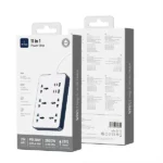 WiWU Wi-S006 PS524 20W GaN 11-in-1 Multifunctional Power Strip - Image 5