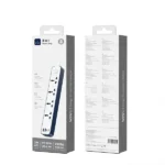 WiWU Wi-S007 PS422 8-in-1 GaN 20W Fast Charging Power Strip
