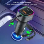 XUNDD XDCH-106 PD 30W 2-in-1 Cable Car Charger