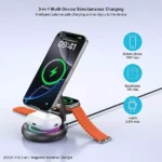 XUNDD XDCH-116 3-in-1 Foldable Magnetic Wireless Charger - Image 2