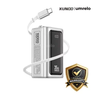 XUNDD XDPB-W007 PD35W 10000mAh Power Bank with Retractable Cable