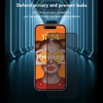 Anank iPhone 16 Pro / 16 Pro Max 2.5D Armoured Glass Privacy Screen Protector with installation Box - Image 5
