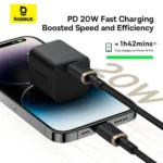 Baseus Dura Series 20W Type-C to Lightning Fast Charging Data Cable 2M