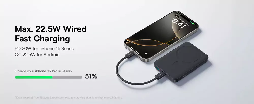 Baseus EnerFill FM11 10000mAh 22.5W Magnetic Power Bank