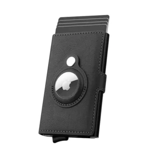 Coteci Airtag Wallet Leather RFID PU Card Holder
