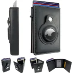 Coteci Airtag Wallet Leather RFID PU Card Holder - Image 3
