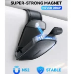 JOYROOM JR-ZS511 Magnetic One-hand Car Visor Sunglasses Holder Clip - Image 3