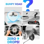 JOYROOM JR-ZS511 Magnetic One-hand Car Visor Sunglasses Holder Clip - Image 4