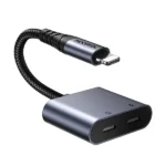 iPhone charging and music adapter