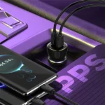 LDNIO C104 60W Dual PD Super Fast Car Charger