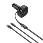 LDNIO C107 30W Wired Type-C OR Lightning Ultra Fast Car Charger - Image 2
