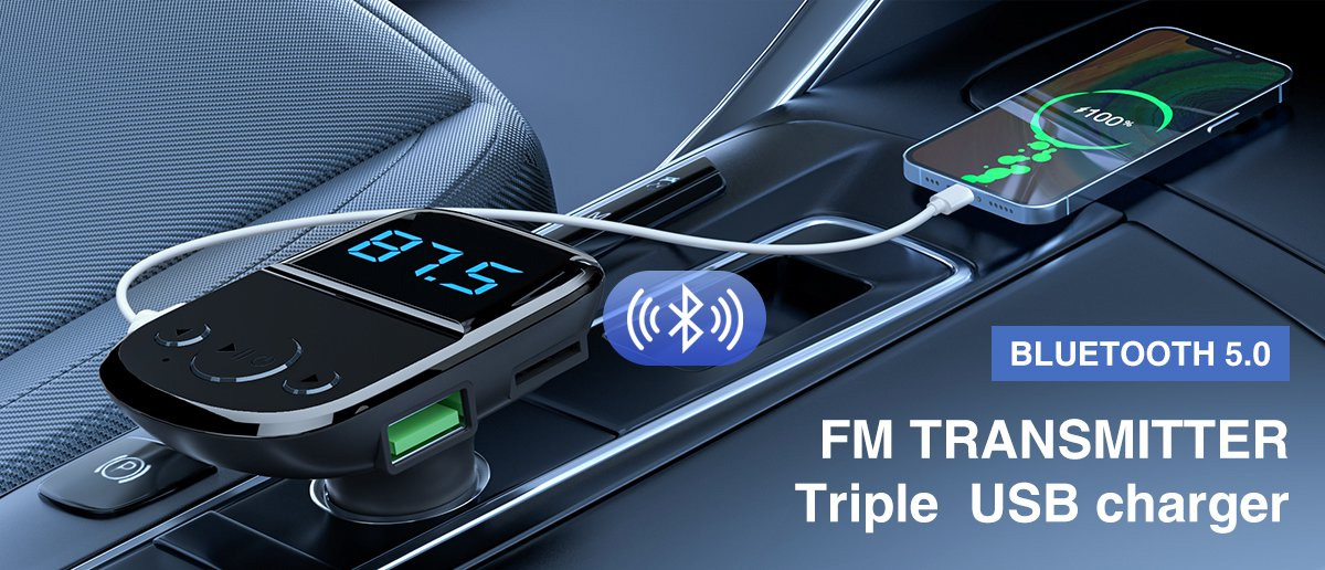 LDNIO C706Q 25W Bluetooth 5.0 Player Car Charger