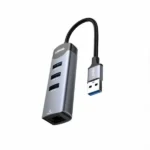 LDNIO DS-144U USB A to USB-A 3+RJ45 1 Network Data Transmission Hub