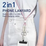 LDNIO LC22C 65W Fast Charging Nylon Lanyard Type-C Data Cable 1.2M