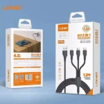 LDNIO LC97U 3 in 1 100W Fast Charging Cable