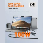 LDNIO LC97U 3 in 1 100W Fast Charging Cable - Image 4