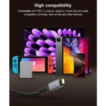 Ldnio TC11C 240W USB4.0 Fast Charging Data Cable