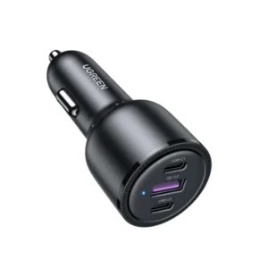 UGREEN 20467 69W PD+QC 3.0 Three Ports Fast Car Charger